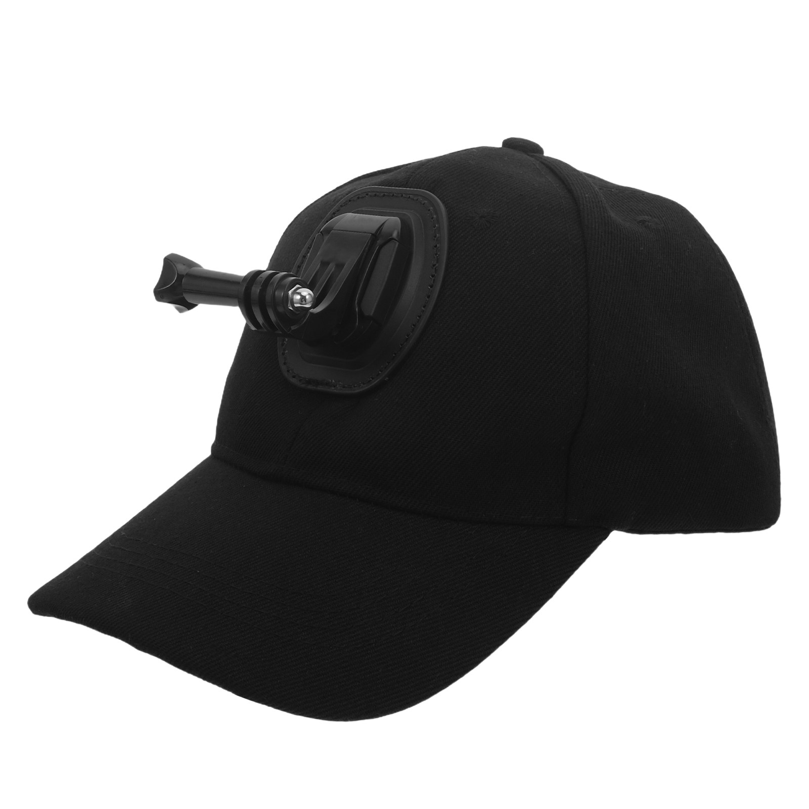 Dad Hat Cotton - アクションカメラ用野球帽マウント、安全なクイックリリースクリップ、快適で通気性のあるコットン製ダッドハット、ランニング、サイクリング、釣りに最適