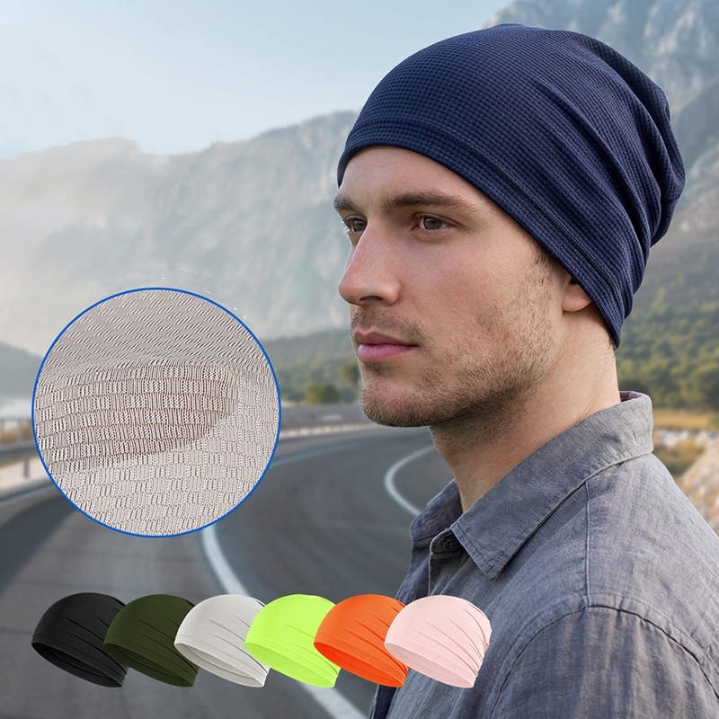 速乾性通気性ストレッチビーニースカルハットユニセックススポー - Skull Cap Helmet Liner のレビューと価格