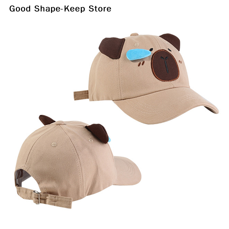 カピバラ刺繍入りカップル野球帽、日よけパパ帽子、トレンドの通 - Golf Cap Dad のレビューと価格