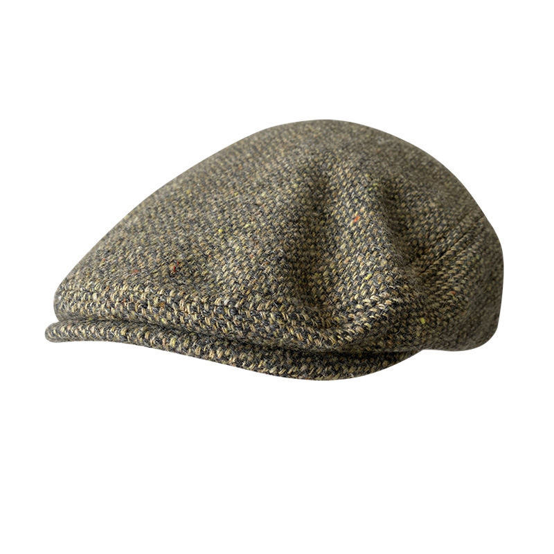 新しいウールのフラットキャップ,海賊帽子,ヘアアクセサリー, - Newsboy Cap Ivy のレビューと価格