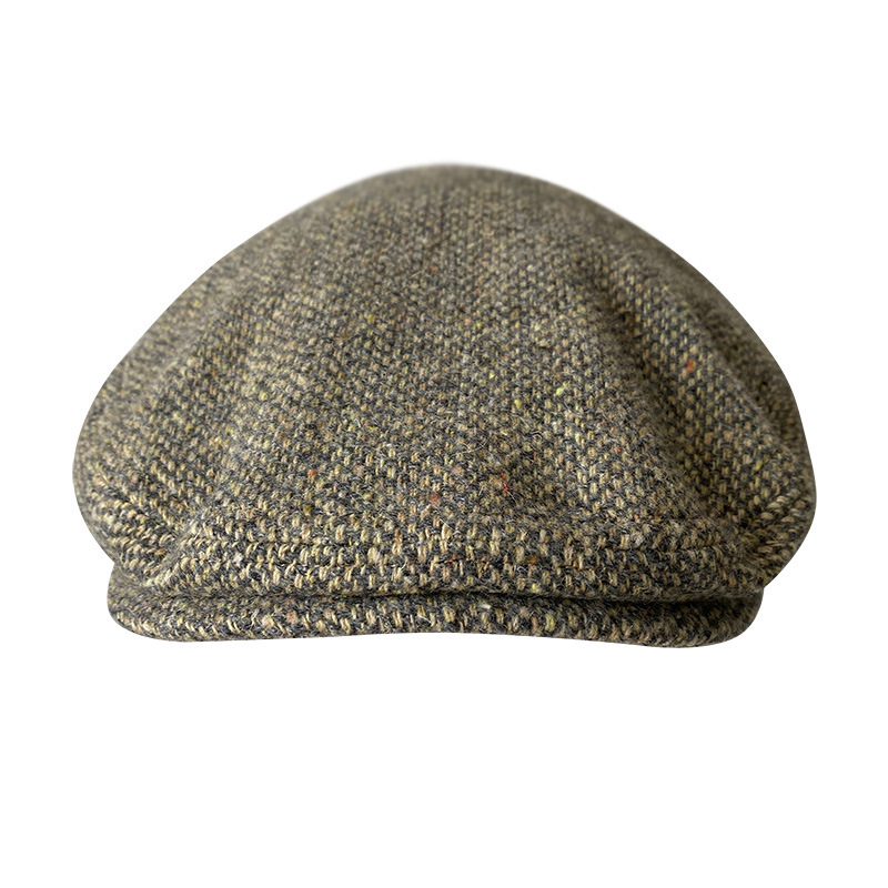 新しいウールのフラットキャップ,海賊帽子,ヘアアクセサリー, - Newsboy Cap Ivy のレビューと価格