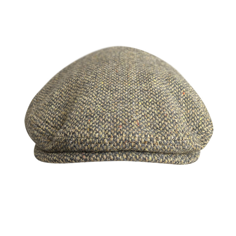 新しいウールのフラットキャップ,海賊帽子,ヘアアクセサリー, - Newsboy Cap Ivy のレビューと価格