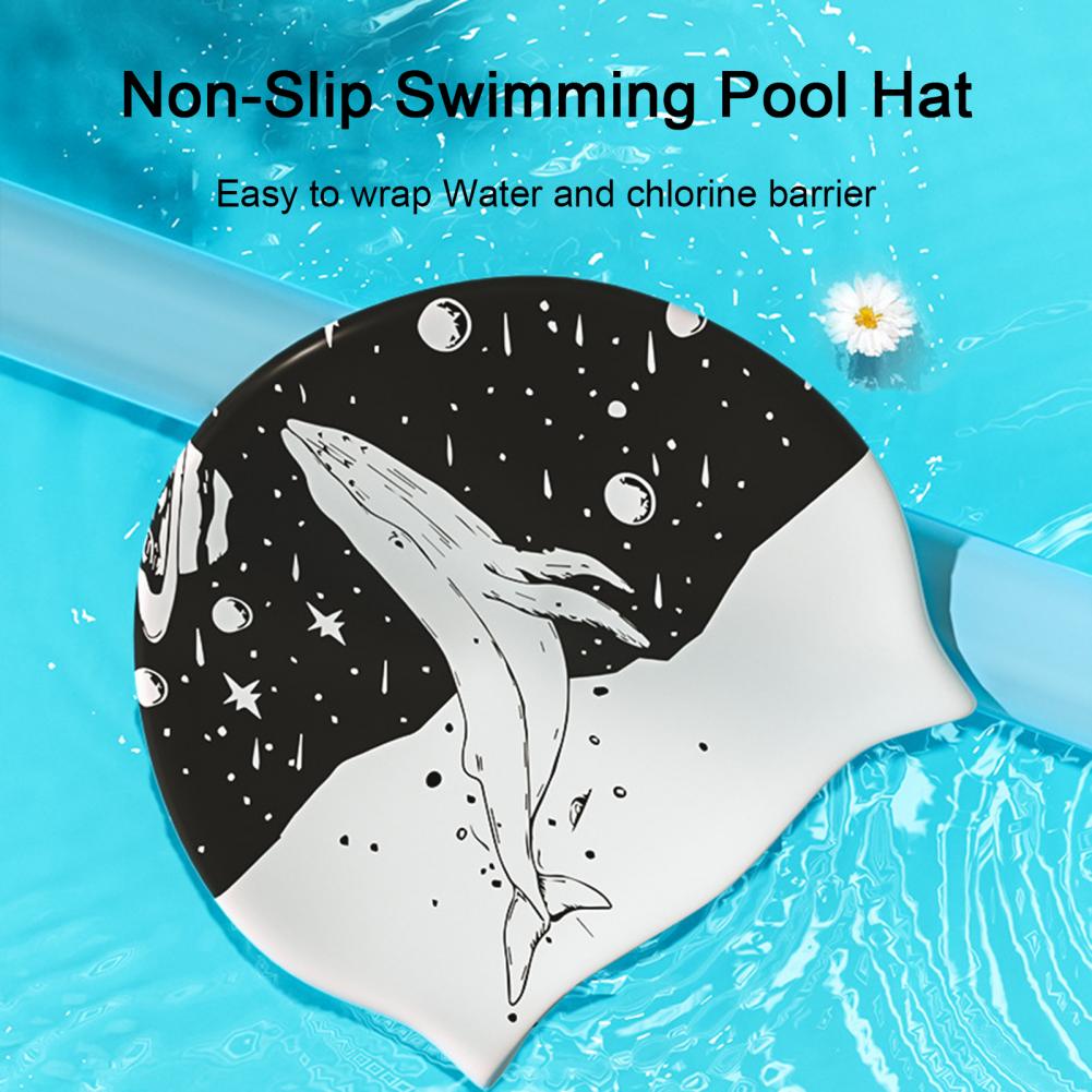 男性と女性のためのシリコンキャップ,プロの長髪,水泳帽,両面 - Swim Hat Silicone のレビューと価格