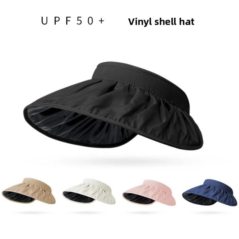 UPF50+ 折りたたみ式ヘッドバンドサンバイザーハット デ - Visor Sun Hat のレビューと価格