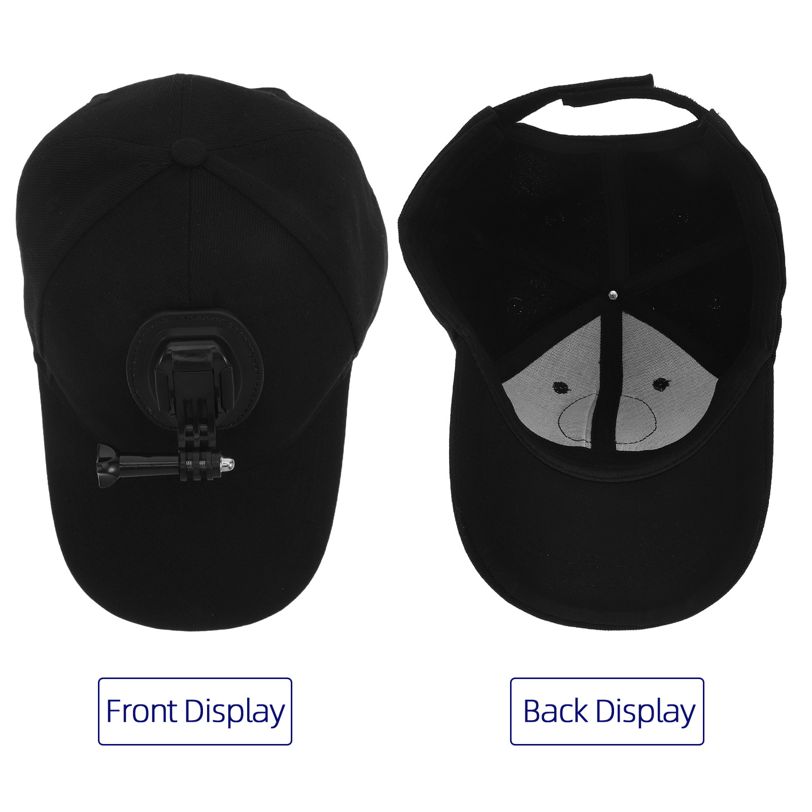 アクションカメラ用野球帽マウント、安全なクイックリリースクリ - Dad Hat Cotton のレビューと価格