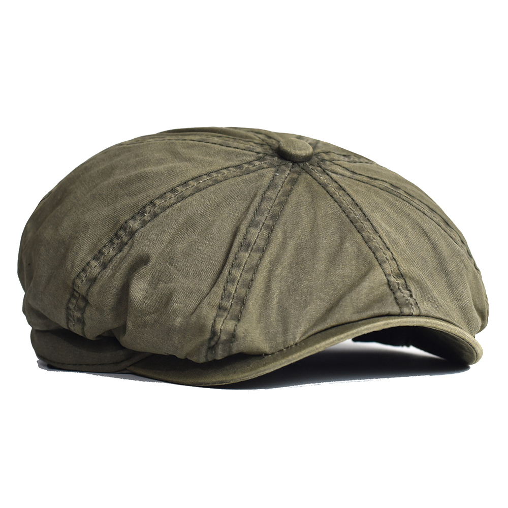 ウォッシュドコットンキャスケットキャップピーキー八角帽子ヴィ - Dad Hat Cotton のレビューと価格